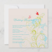 Zierrebe/Aquarelle/Schokolade Einladung (Rückseite)