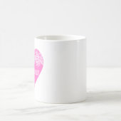 Zierrosa Herzdesign Kaffeetasse (Mittel)