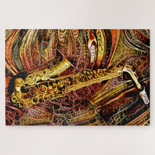 Ziersaxophon Puzzle (Horizontal)