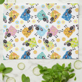 Zierschafe Geschirrtuch (Gefaltet)