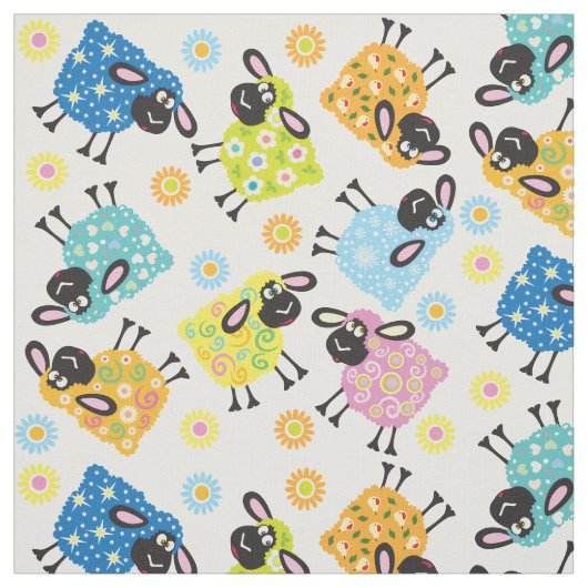 Zierschafe Stoff (Muster)