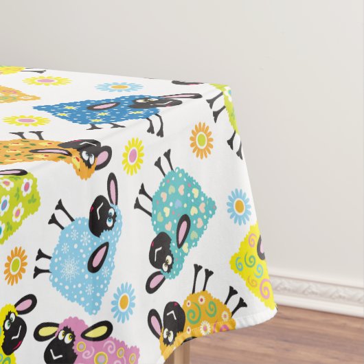 Zierschafe Tischdecke (Beispiel)