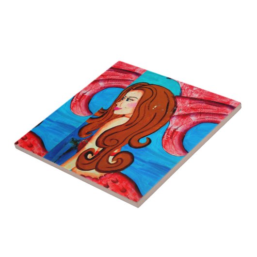 Zierschild Fliese (Seite)