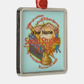 Zierschmuck für Sozialstudien Ornament Aus Metall (Rechts)