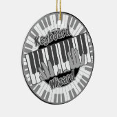 Zierschmuck für Tastatur Keramik Ornament (Rechts)