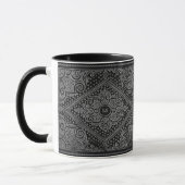 Ziersilber-grau mit/ohne Initial(en) Tasse (Links)