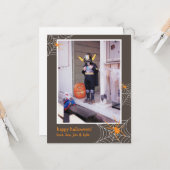 Zierspinnen-Webrahmen, benutzerdefiniertes Foto Ha Karte (Vorderseite/Rückseite Beispiel)