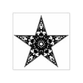 Zierstar Gummistempel (Prägung)