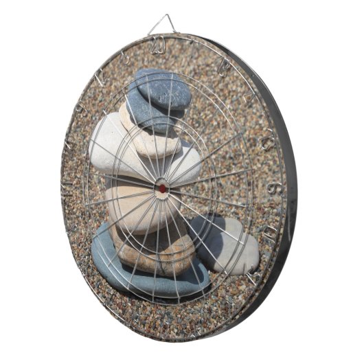 Ziersteine Dartscheibe (Vorderseite rechts)