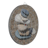 Ziersteine Dartscheibe (Vorderseite Links)