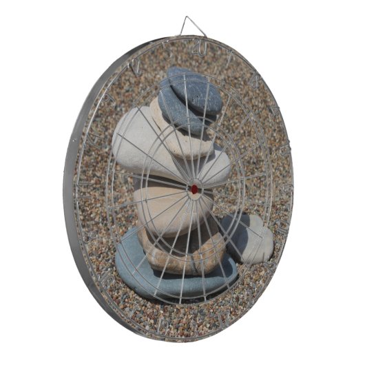 Ziersteine Dartscheibe (Vorderseite Links)