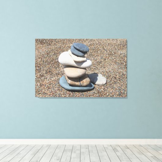 Ziersteine Leinwanddruck (Insitu (Holzboden))