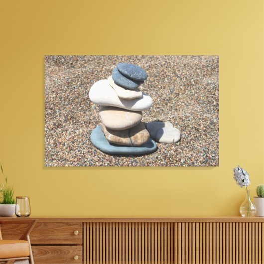 Ziersteine Leinwanddruck (Insitu (Wohnzimmer))