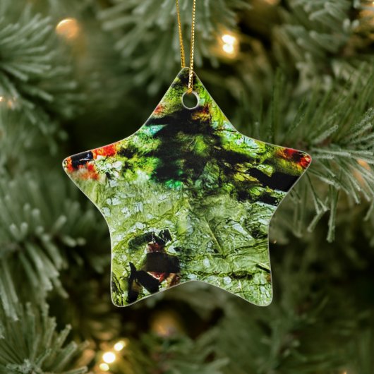 Zierstern, Abstrakte Sterne-Dekoration Keramik Ornament (Baum)