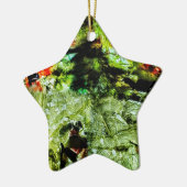 Zierstern, Abstrakte Sterne-Dekoration Keramik Ornament (Links)