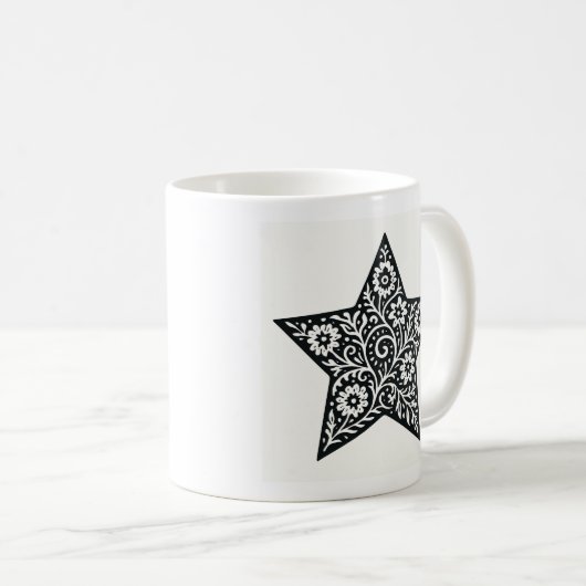 Zierstern-Tasse Kaffeetasse (VorderseiteRechts)