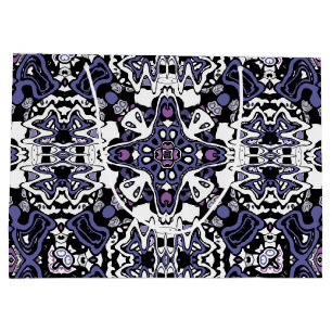 Zierstil geometrisch-marokkanisches Kaliedoskop Große Geschenktüte