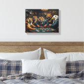 Ziertafel (Wild Mafiosi) Leinwanddruck (Insitu (Schlafzimmer))