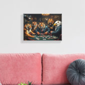 Ziertafel (Wild Mafiosi) Leinwanddruck (Insitu (Wohnzimmer))