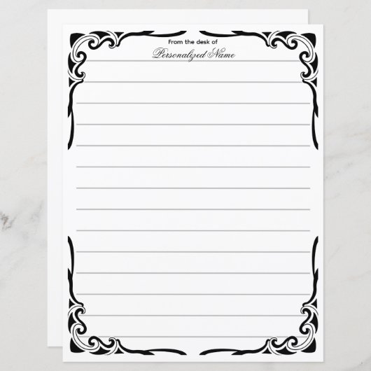 Ziertanzblatt (Vorne/Hinten)