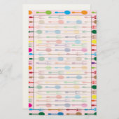 Ziertextur Briefpapier (Vorne/Hinten)