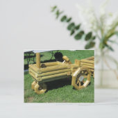 Ziertraktor Postkarte (Stehend Vorderseite)