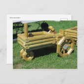 Ziertraktor Postkarte (Vorne/Hinten)