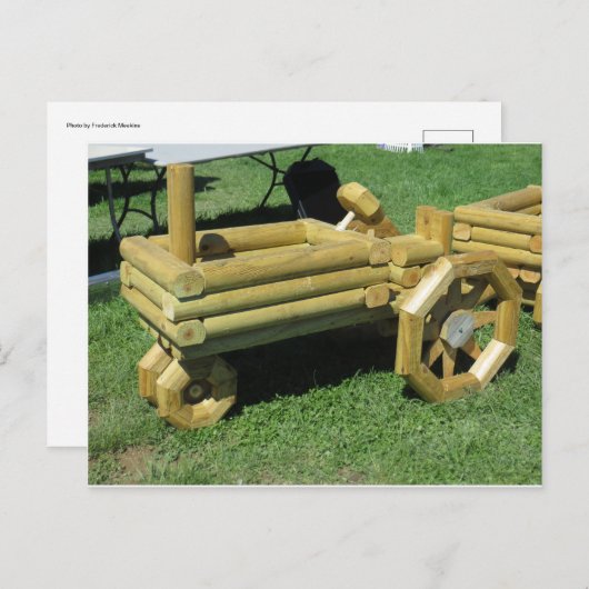Ziertraktor Postkarte (Vorne/Hinten)