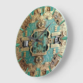 Zieruhr auf der Leiterplatte, Hauptplatine Große Wanduhr (Winkel)