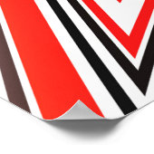 Zierverkleidung: Streifen nahtloser Hintergrund Poster (Ecke)