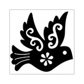 Ziervogel Gummistempel (Prägung)