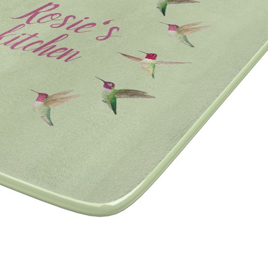 Ziervögel  schneidebrett (Ecke)