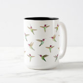 Ziervögel Zweifarbige Tasse (VorderseiteRechts)