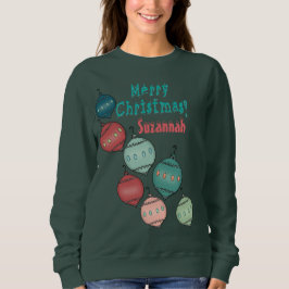 Zierweihnachtsanzug Personalisiertes Sweatshirt