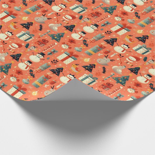 Zierzitrus Weihnachten Geschenkpapier (Ecke)