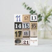 Ziffern 2 postkarte (Stehend Vorderseite)