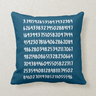 Ziffern des Pi 3.14-Math-Nummerndesigns Kissen