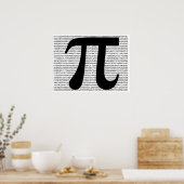 Ziffern des Pi-Posters Poster (Küche)