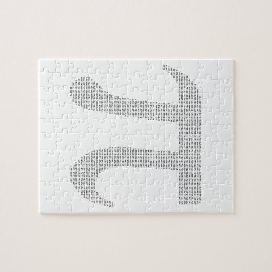 Ziffern des Pi Puzzle (Horizontal)