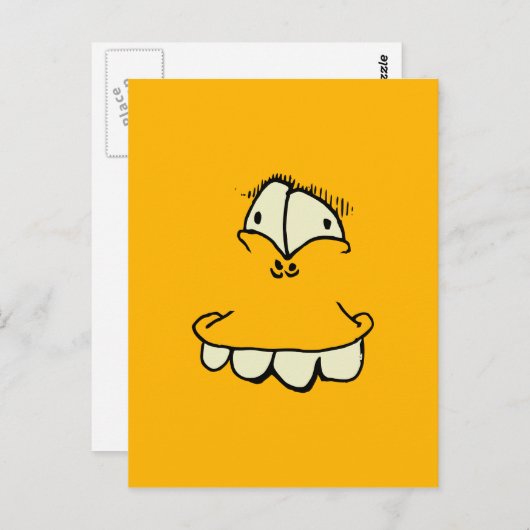 Ziffernaugen Postkarte (Vorne/Hinten)