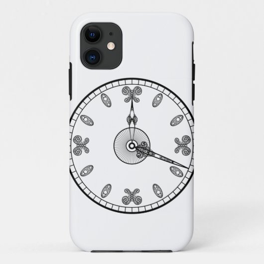 Ziffernblatt Case-Mate iPhone Hülle (Rückseite)