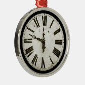 Ziffernblatt Silbernes Ornament (Rechts)