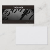 Ziffernblatt-Visitenkarte-Schablone Visitenkarte (Vorne/Hinten)