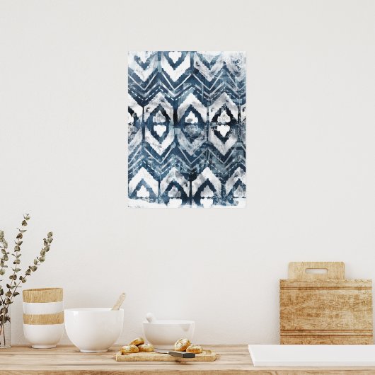 Ziffernextraktion - Geometrisch Poster (Küche)