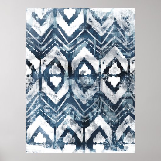 Ziffernextraktion - Geometrisch Poster (Vorne)