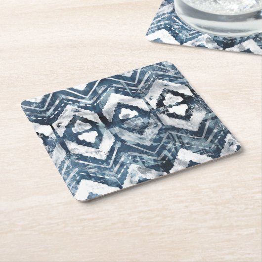 Ziffernextraktion - Geometrisch Rechteckiger Pappuntersetzer (angewinkelt)