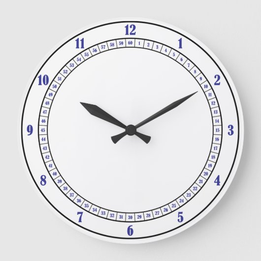 Ziffernuhr Große Wanduhr (Vorderseite)