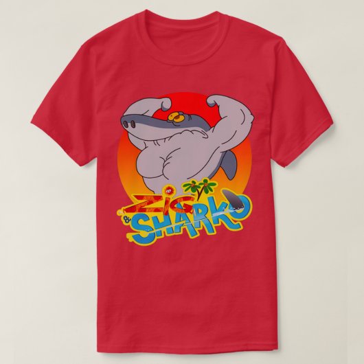 Zig and Sharko Games a Zig and Sharko Games 1 T-Shirt (Design vorne)