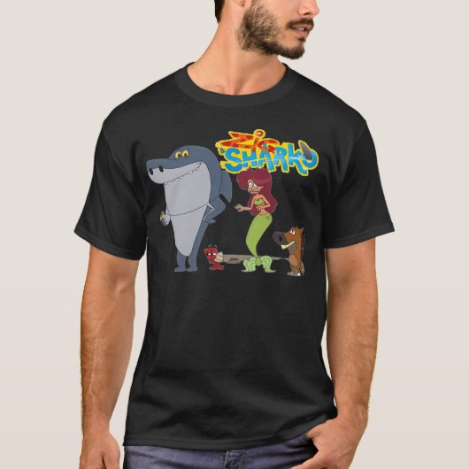 Zig and Sharko Spiele a Zig and Sharko Games a Zig T-Shirt (Vorderseite)