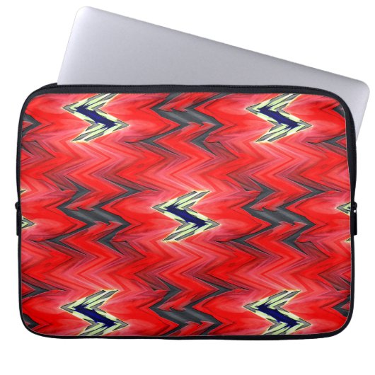 Zig mein Zag... Laptopschutzhülle (Vorderseite)
